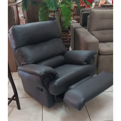 Poltrona Luxo com assento retrátil + encosto reclinável automatizado
